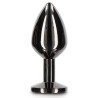 TABOOM Plug bijou anal Diamond Jewel M 7 x 3.3cm Noir